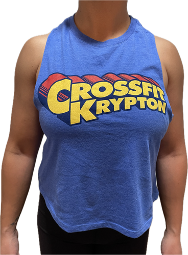 CF Krypton Royal Blue Crop Tank