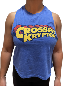 CF Krypton Royal Blue Crop Tank