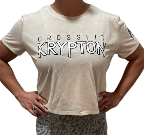 CF Krypton Heather Dust Crop Tee