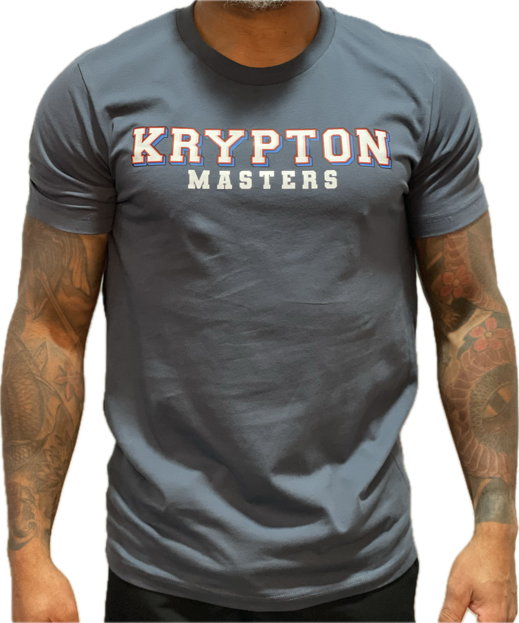 Krypton Masters Steel Blue Grey Tee