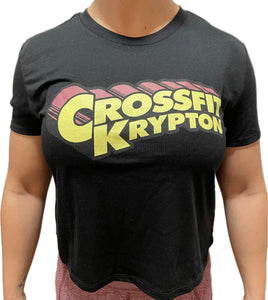 CF Krypton Black Crop Tee