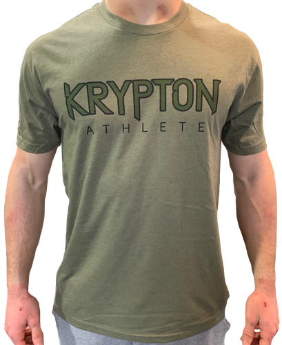 Krypton Athlete Army Green Tee